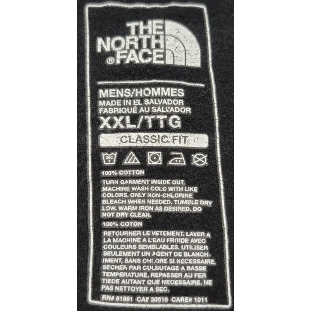 North Face‎ men's Black classic fit graphic t-shirt XXL Cotton/outdoor/hiking